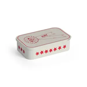 Hay - HAY Dogs Treat Tin - Small - Rød/hvid